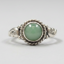 Load image into Gallery viewer, Aquamarine Sterling silver ring sizes 3, 6, 13, 14 (BR008)