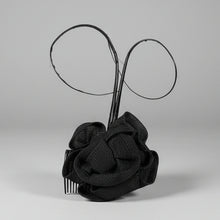 Load image into Gallery viewer, Stunning Black Fascinator. FS136