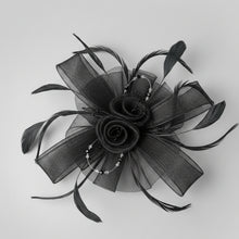 Load image into Gallery viewer, Stunning Black Fascinator. FS141