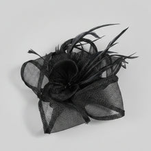 Load image into Gallery viewer, Stunning Black Fascinator FS184