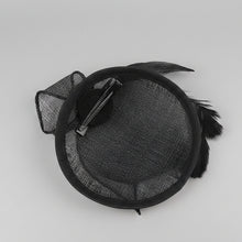Load image into Gallery viewer, Stunning Black Fascinator FS185