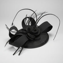 Load image into Gallery viewer, Stunning Black Fascinator FS194