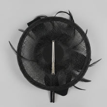 Load image into Gallery viewer, Stunning Black Fascinator FS194