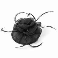 Load image into Gallery viewer, Stunning Black Fascinator FS221