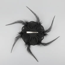 Load image into Gallery viewer, Stunning Black Fascinator FS182