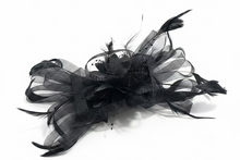 Load image into Gallery viewer, Stunning Black Stacey fascinator. FS001