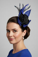 Load image into Gallery viewer, Stunning Blue Fascinator. FS097
