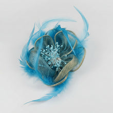 Load image into Gallery viewer, Stunning Blue Fascinator. FS111