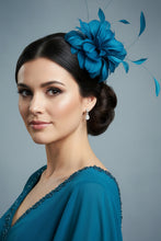 Load image into Gallery viewer, Stunning Blue Fascinator. FS115