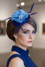 Load image into Gallery viewer, Stunning Blue Fascinator FS156