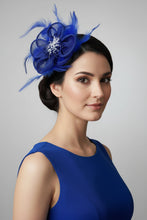 Load image into Gallery viewer, Stunning Blue Fascinator FS158