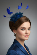 Load image into Gallery viewer, Stunning Blue Fascinator FS159