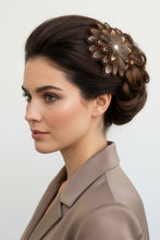 Load image into Gallery viewer, Stunning Brown Feather Fascinator FS222