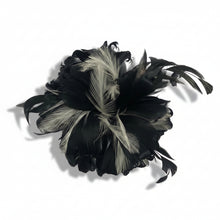 Load image into Gallery viewer, Stunning Black & Ivory Feather Suncatcher (FS086)