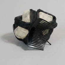 Load image into Gallery viewer, Stunning Cream & Black Fascinator FS173