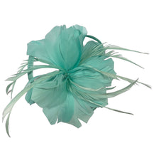 Load image into Gallery viewer, Stunning Green Feather Fascinator (FS078)