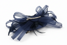 Load image into Gallery viewer, Stunning Navy Stacey Fascinator. (FS006)