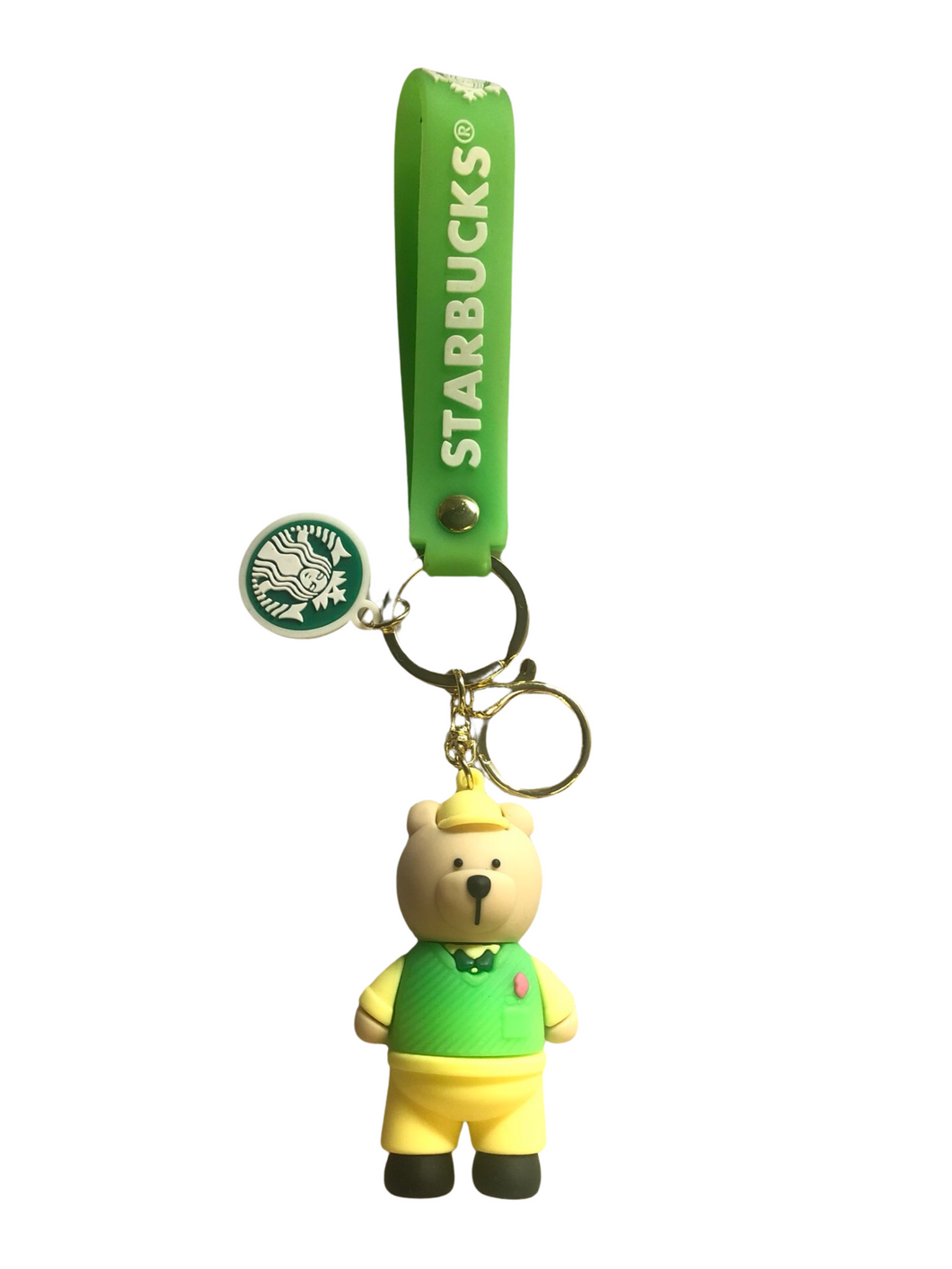 Starbucks Bear Green keyring