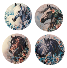 Load image into Gallery viewer, Horse Wooden Coasters (4-Pack) CS13