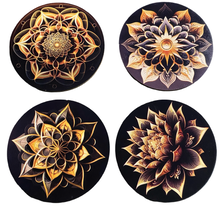 Load image into Gallery viewer, Mandala Wooden Coasters (4-Pack) CS47