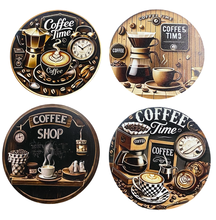 Load image into Gallery viewer, Coffee Wooden Coasters (4-Pack) CS54