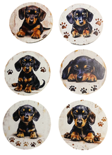 Load image into Gallery viewer, Dachshund Wooden Coasters (6-Pack) CS61