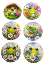 Load image into Gallery viewer, Frog Wooden Coasters (6-Pack) CS92