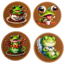 Load image into Gallery viewer, Frog Wooden Coasters (4-Pack) CS94