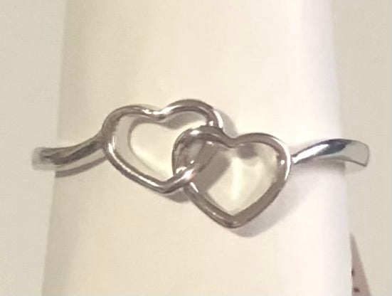 Hearts Sterling Silver ring 3, 4, 5, 6, 7, 8, 9, 10, 11    (SS101)