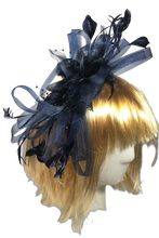 Load image into Gallery viewer, Stunning Navy Stacey Fascinator. (FS006)