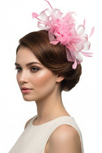 Load image into Gallery viewer, Stunning Pink Stacey Fascinator (FS117)