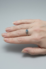 Load image into Gallery viewer, Labradorite Sterling Silver ring size 5, 7, 9, 11, 12, 13 BR061