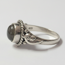 Load image into Gallery viewer, Labradorite Sterling silver ring sizes 3, 12, 14 (BR006a)