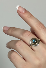 Load image into Gallery viewer, Labradorite ring sterling silver ring size 6 (DC249)