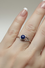 Load image into Gallery viewer, Lapis Lazuli Sterling silver ring sizes 8 1/2, 12, 13 (ER56)