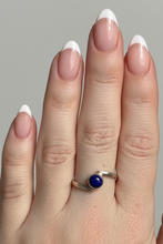 Load image into Gallery viewer, Lapis Lazuli Sterling silver ring sizes 9 (DC205)