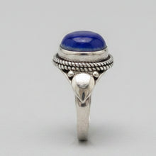 Load image into Gallery viewer, Lapis Lazuli sterling silver ring size 6 AC92