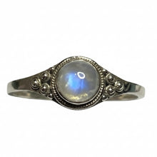 Load image into Gallery viewer, Moonstone Sterling Silver ring size 4, 5, 10, 12, 13 BR044