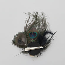 Load image into Gallery viewer, Stunning Peacock Feather Fascinator FS162