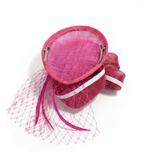 Load image into Gallery viewer, Stunning Pink & White Fascinator. FS040