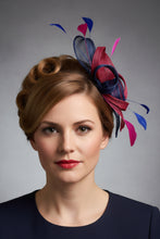 Load image into Gallery viewer, Stunning Pink & Blue Fascinator FS147