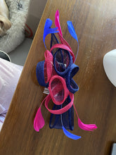 Load image into Gallery viewer, Stunning Pink & Blue Fascinator FS147