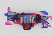 Load image into Gallery viewer, Stunning Pink & Blue Fascinator FS147