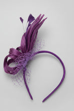 Load image into Gallery viewer, Stunning Purple Fascinator FS122