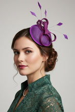 Load image into Gallery viewer, Stunning Purple Fascinator FS203