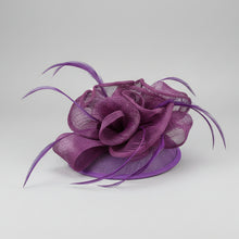Load image into Gallery viewer, Stunning Purple Fascinator FS218
