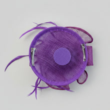 Load image into Gallery viewer, Stunning Purple Fascinator FS218