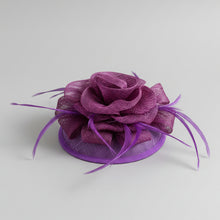 Load image into Gallery viewer, Stunning Purple Fascinator FS197