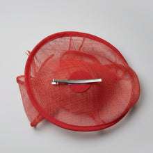 Load image into Gallery viewer, Stunning Red Fascinator FS204