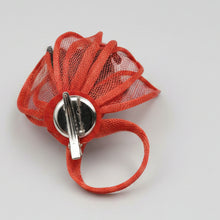 Load image into Gallery viewer, Stunning Red & Black Fascinator. FS067